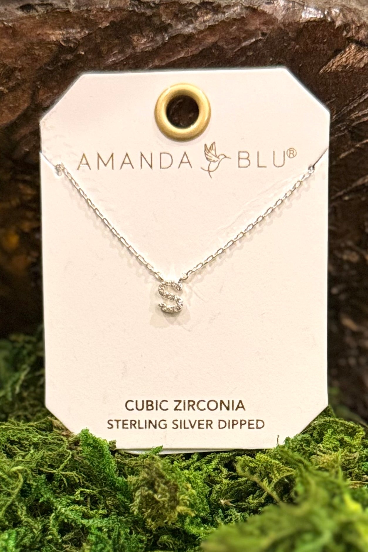 Amanda Blu Initial Necklace in Silver