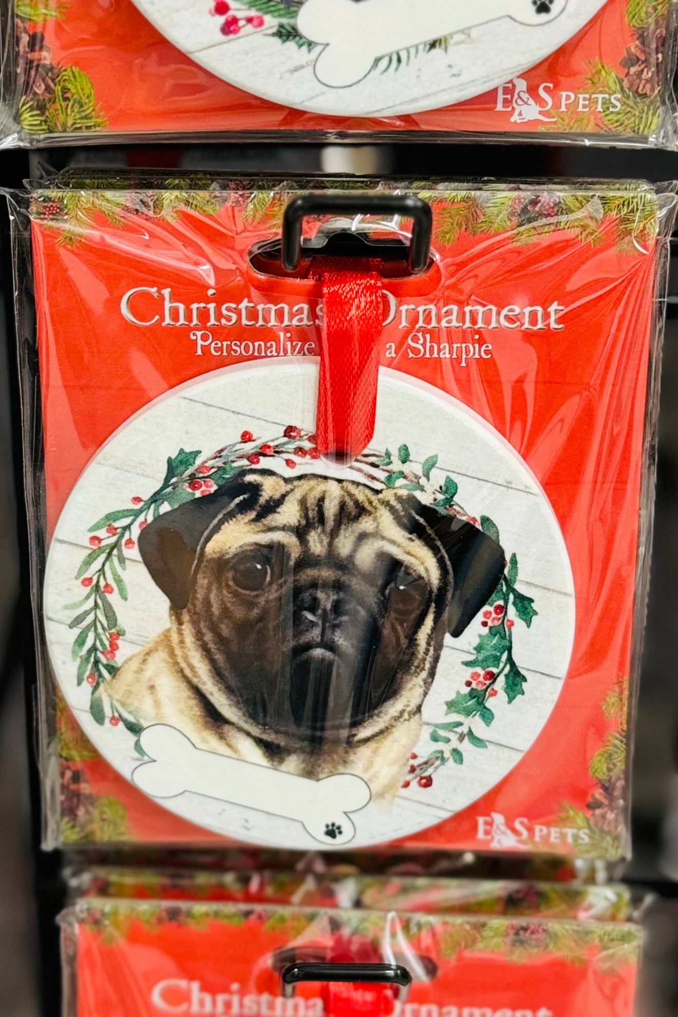 Favorite Pet Breed Ceramic Ornament (Choose from 88 styles)