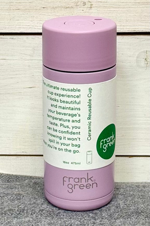 16 oz Frank Green Reusable Bottle with Ceramic Lining- HALF PRICE SUMMER SALE!