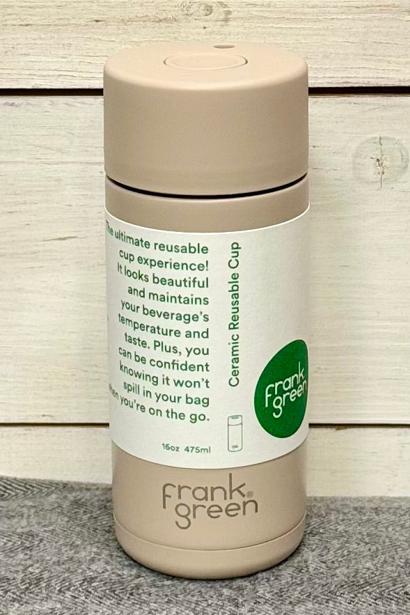 16 oz Frank Green Reusable Bottle with Ceramic Lining- HALF PRICE SUMMER SALE!