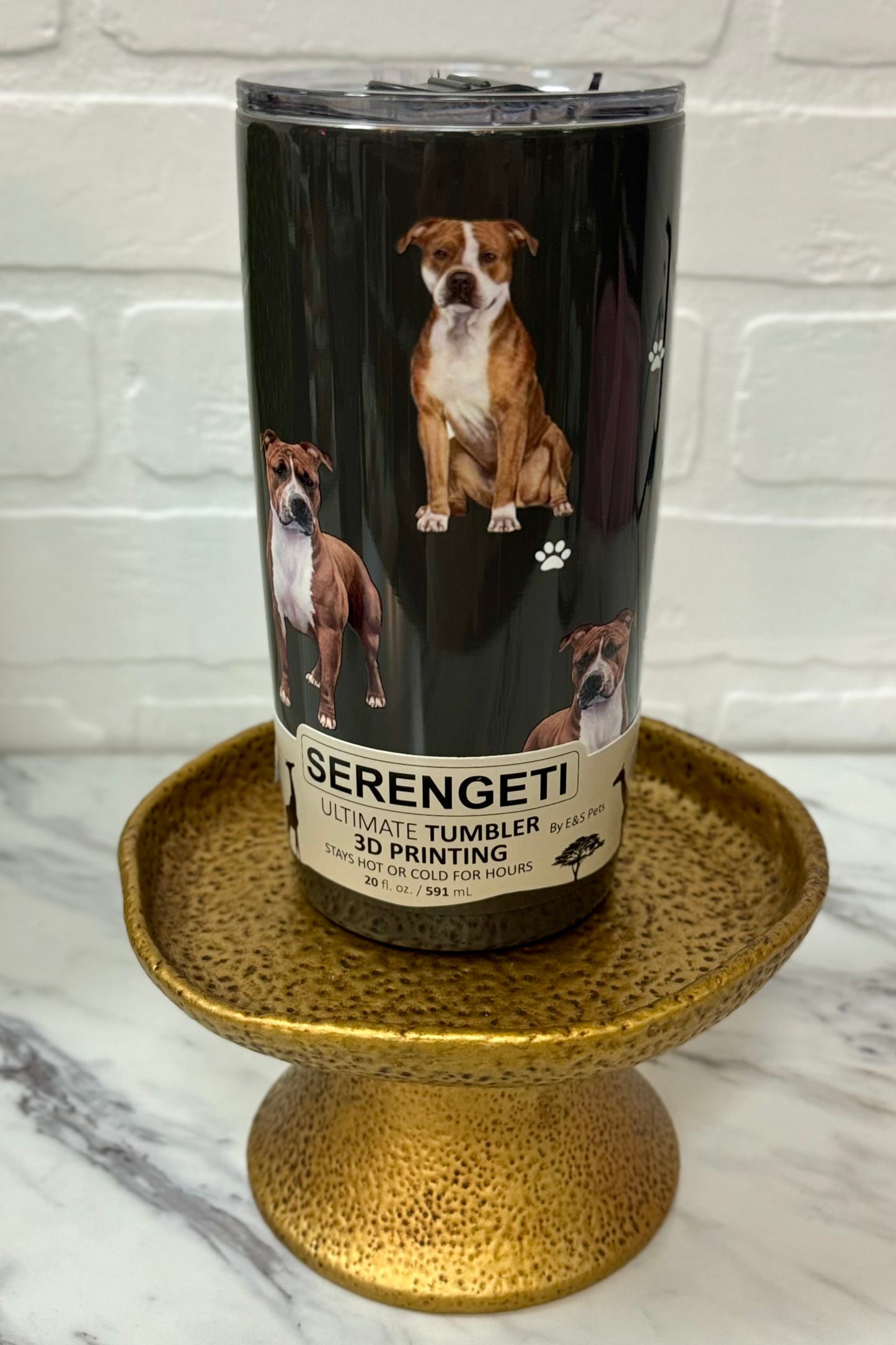 Serengeti Insulated Stainless Steel Pet Breed Tumblers (Select your breed)