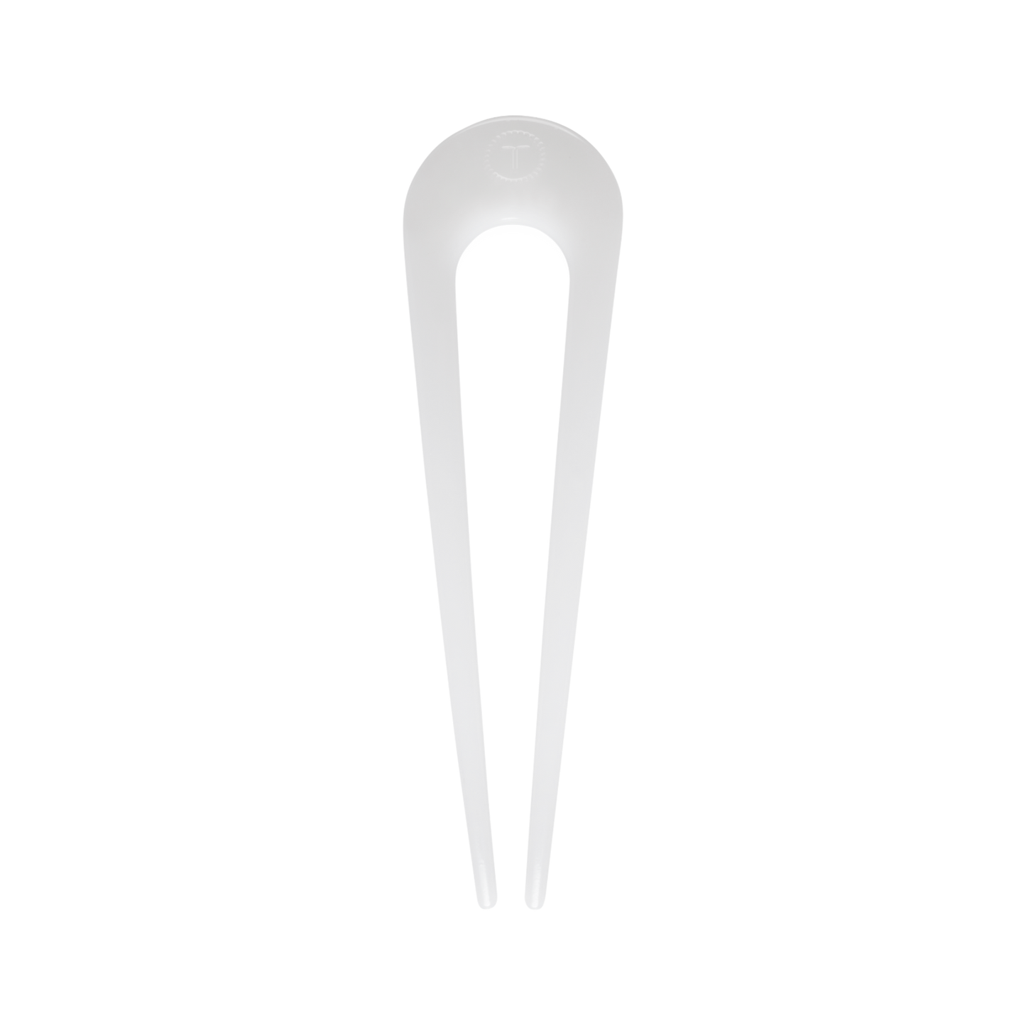 Teleties French Hair Pin- Coconut White