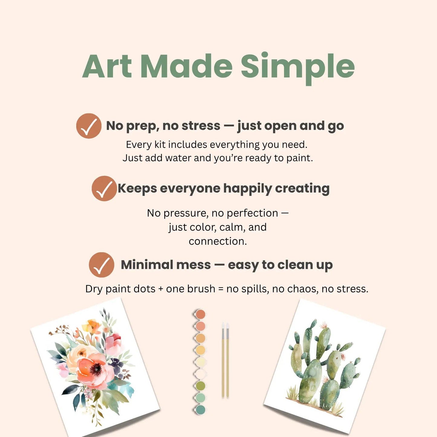 Breathe People Mushrooms All-In-One Watercolor Kit