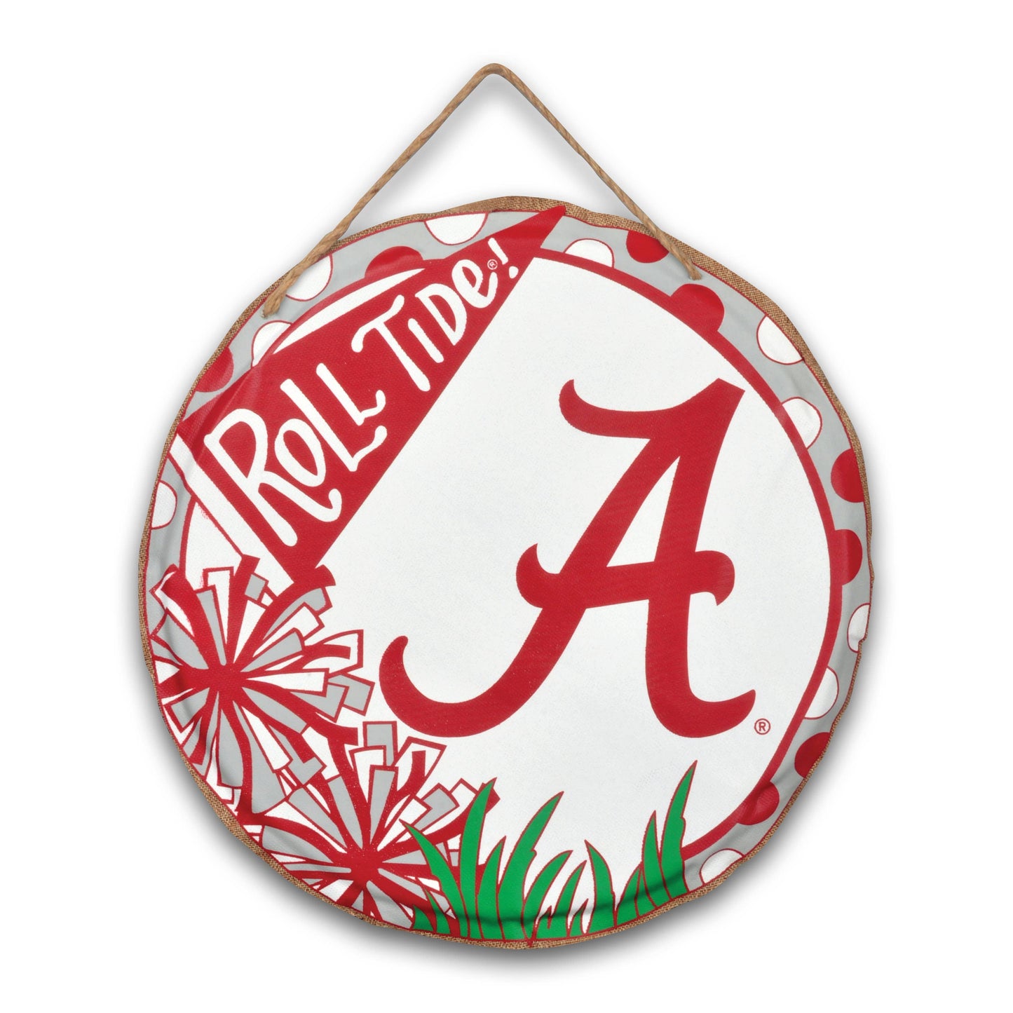 University of Alabama 22” Burlap Door Hanger