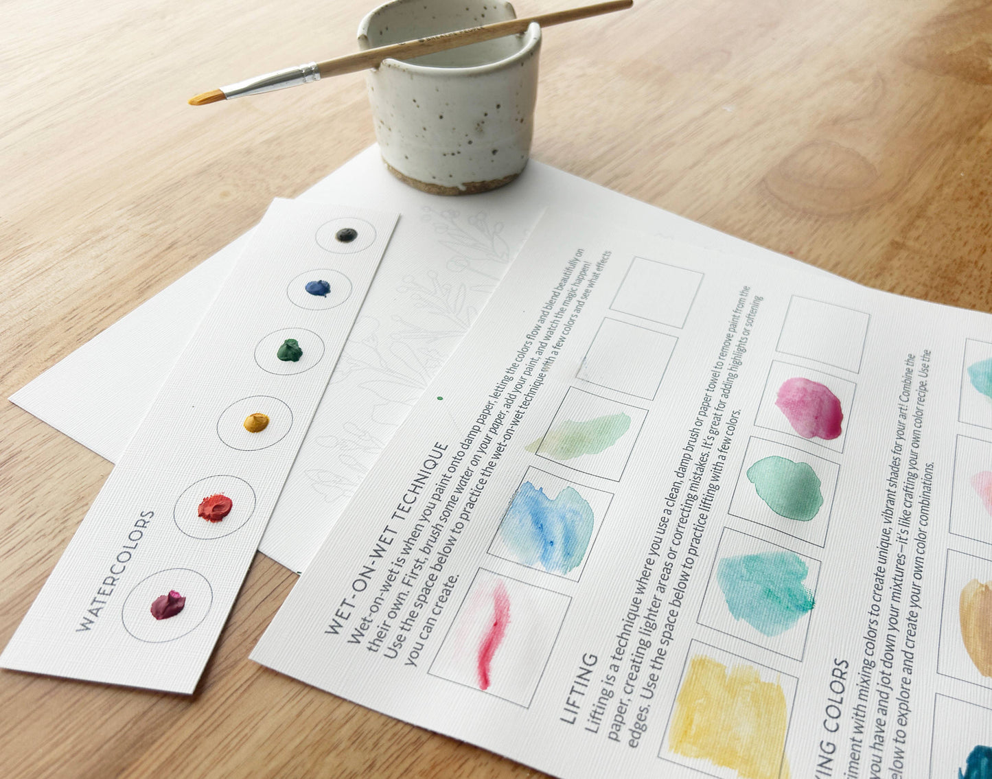 Breathe People Butterflies All-In-One Beginner Watercolor Paint Set