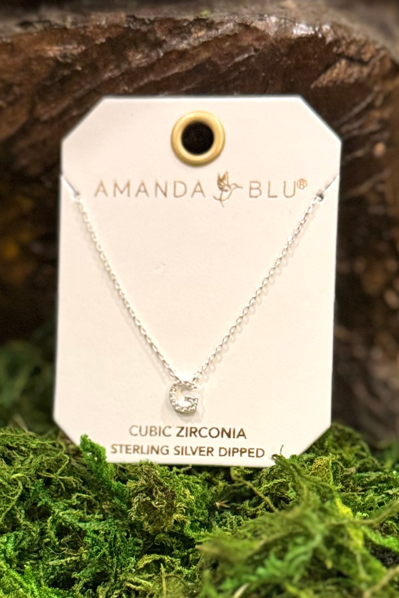Amanda Blu Initial Necklace in Silver
