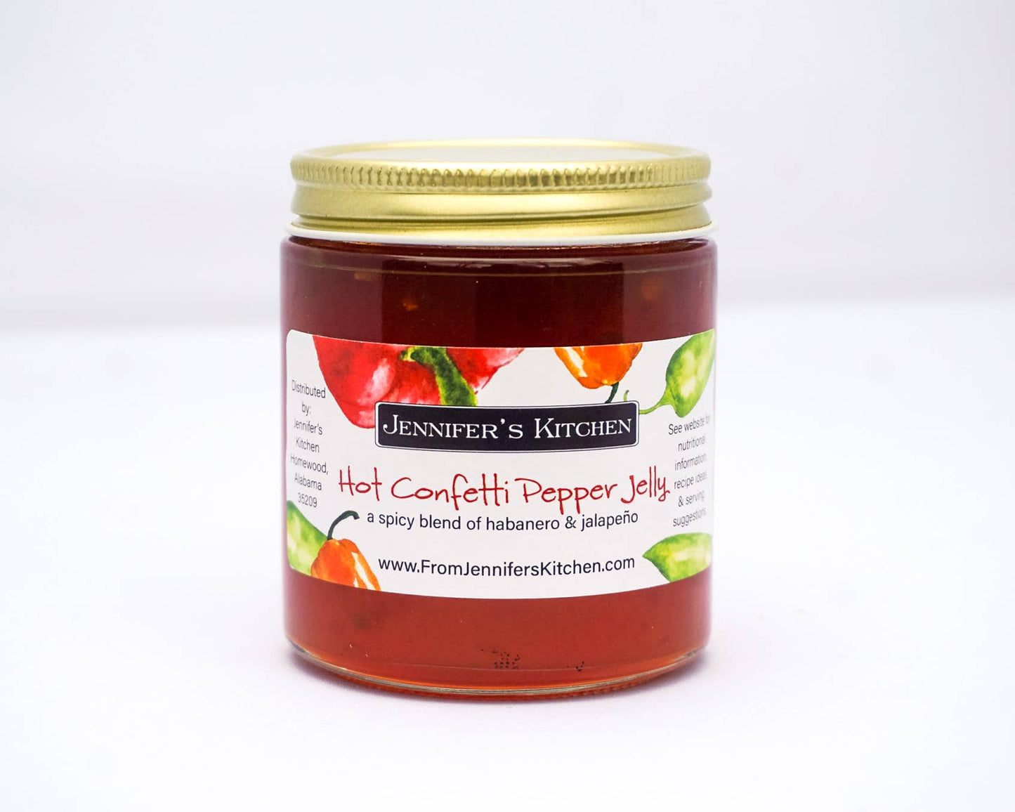 Jennifer's Kitchen 4 oz Pepper Jelly- Choose your flavor