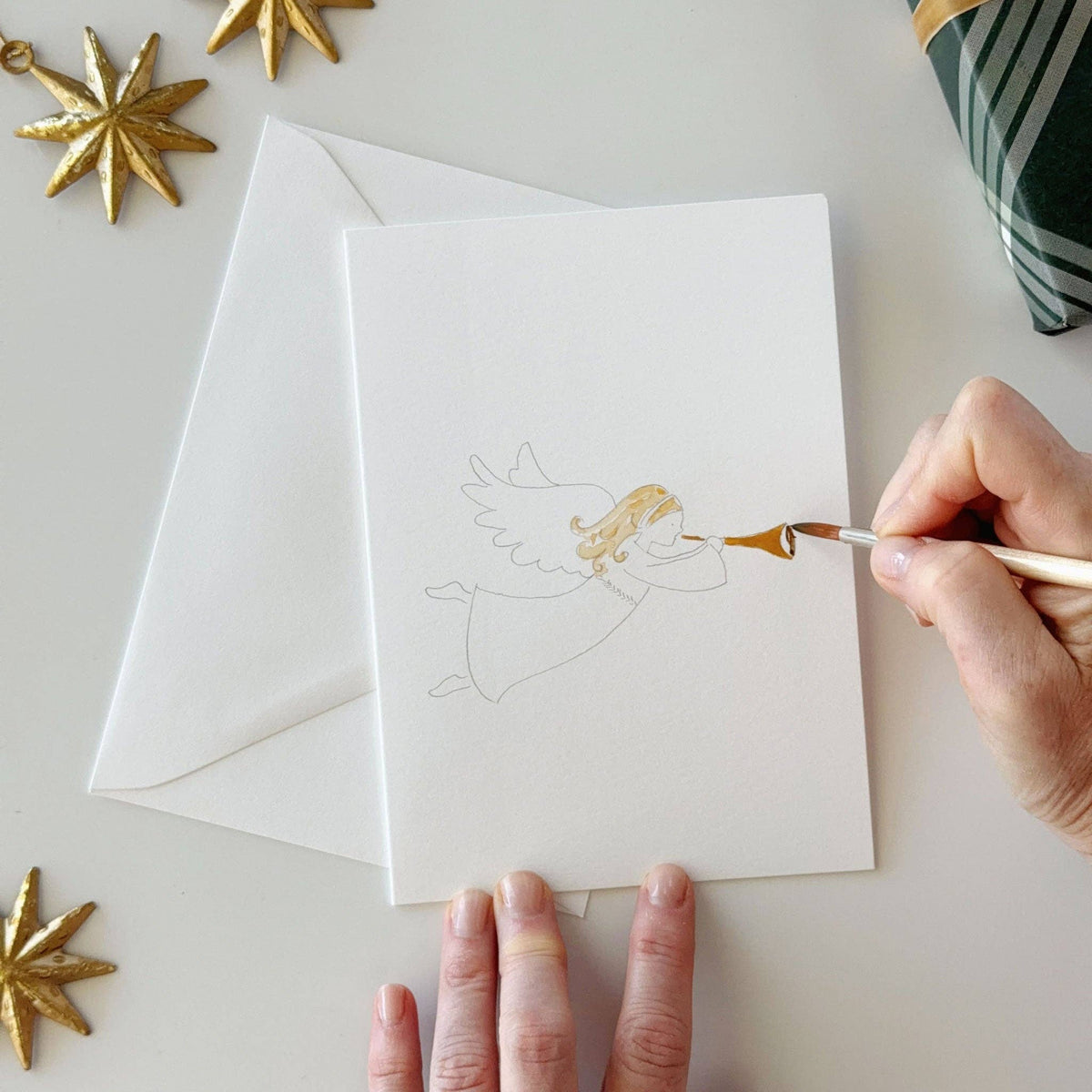 Nativity Paintable Notecard Set of 8- Emily Lex Studio