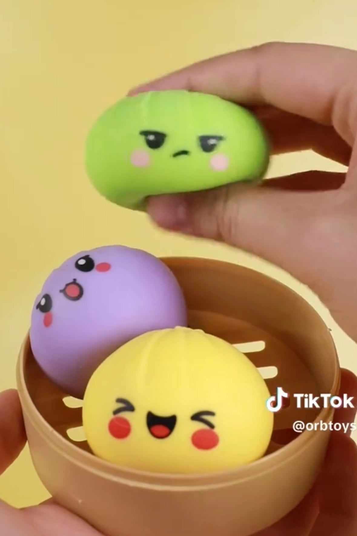ORB Easy Sqweezy Dumplings Triplets Squishy