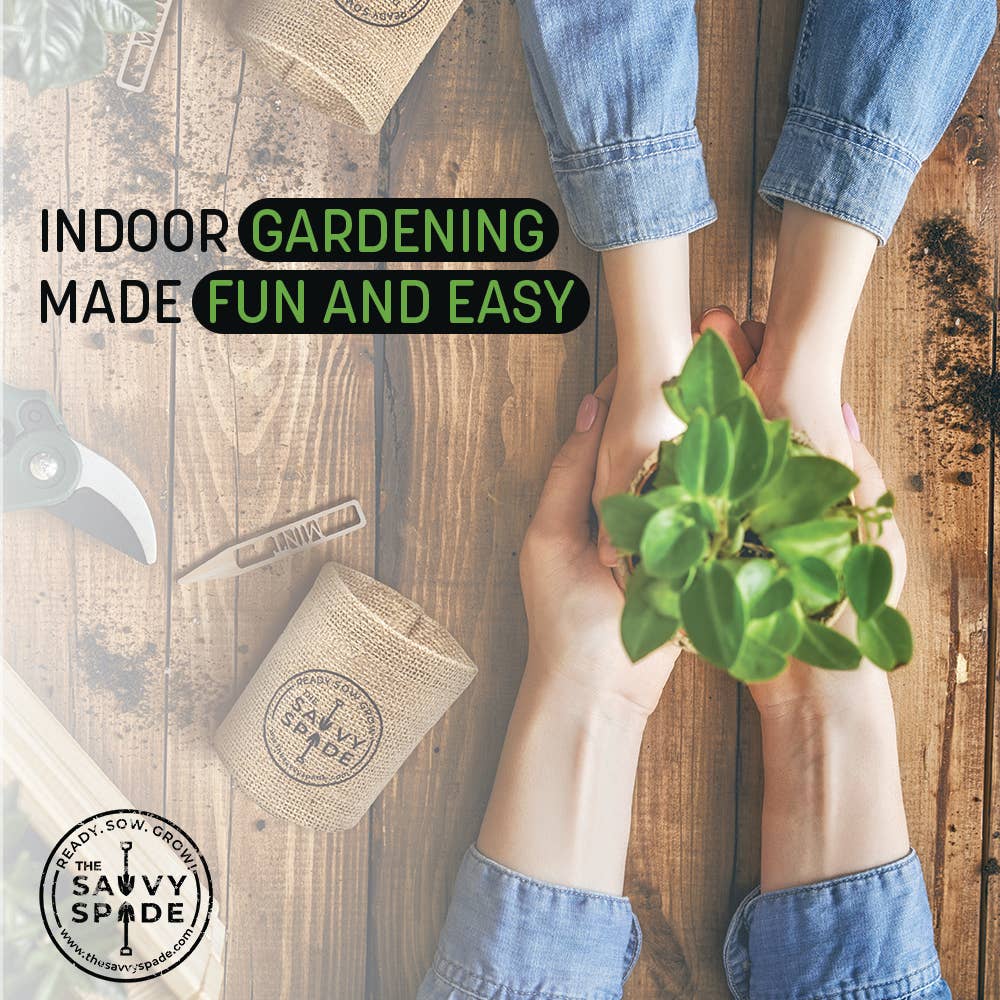 Savvy Spade Herb Garden Starter Kit - Thumbnail 4