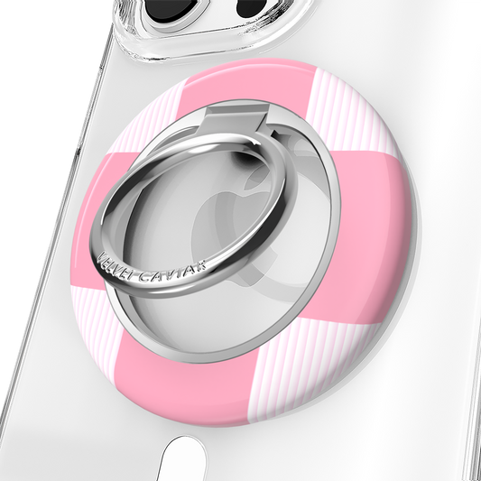 Pink Vibe Checkered MagSafe Grip Ring