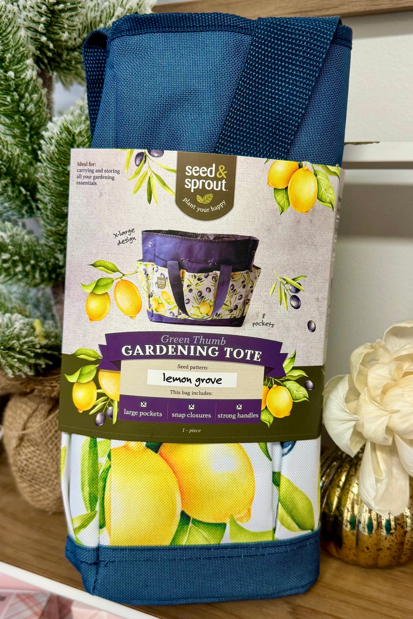 Seed & Sprout Gardening Tote Bag