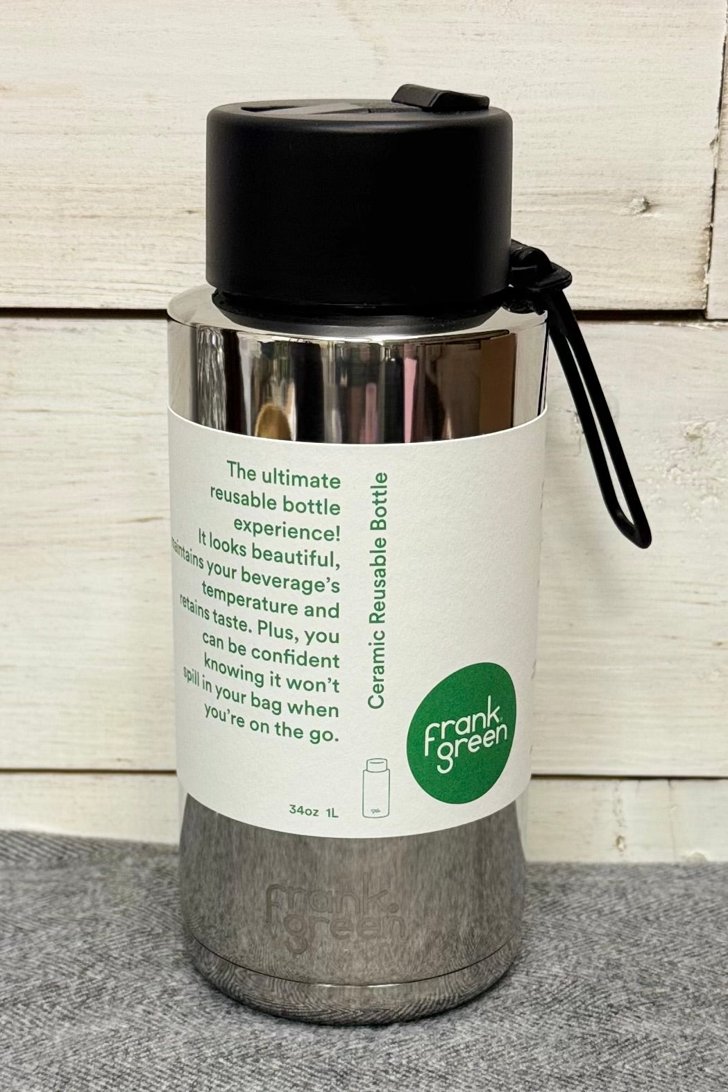 34 oz Limited Edition Frank Green Reusable Bottle with Ceramic Lining- HALF PRICE SUMMER SALE