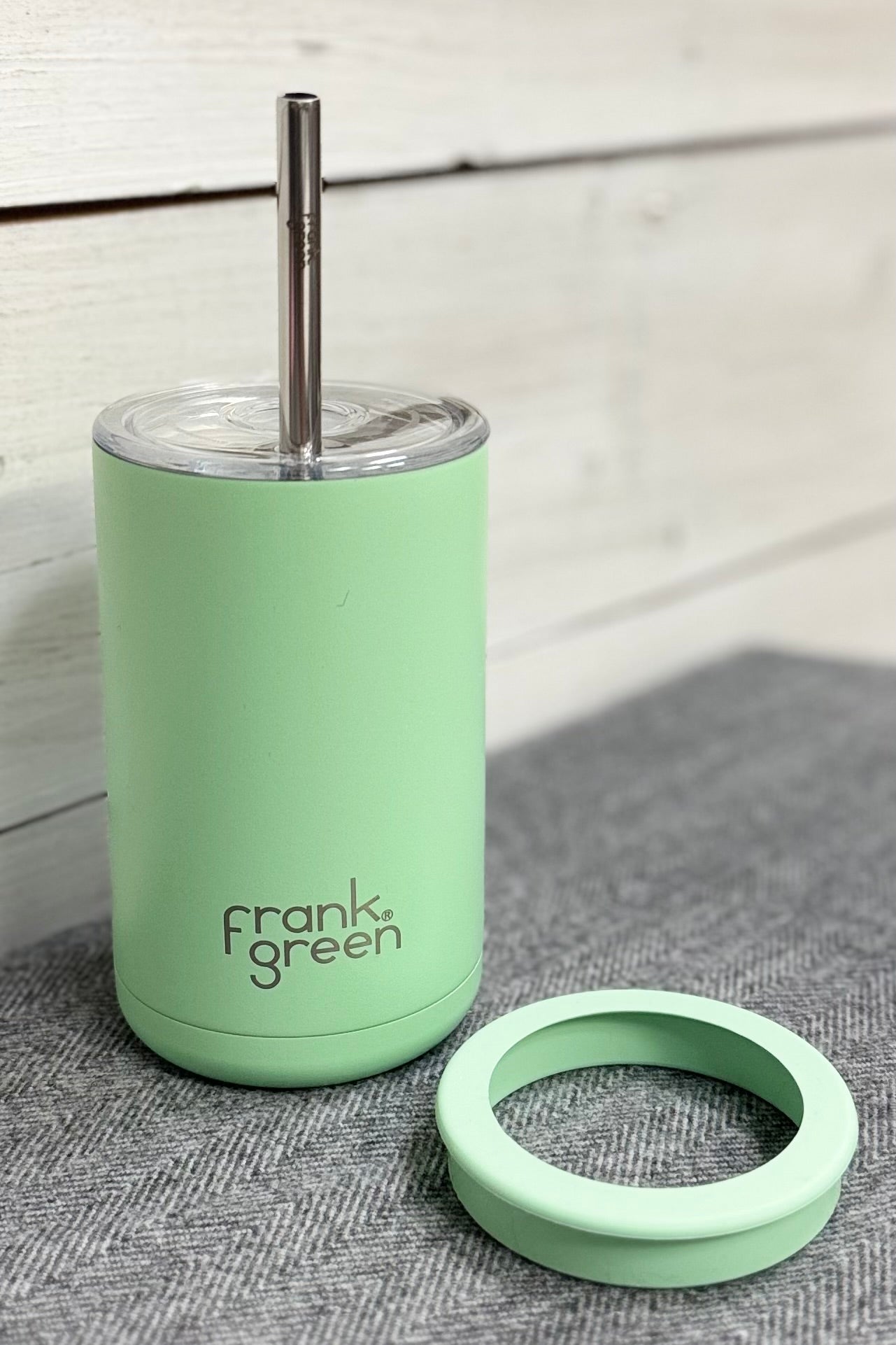 15 oz Frank Green Iced Coffee Cup with Straw (doubles as a Can Cooler)