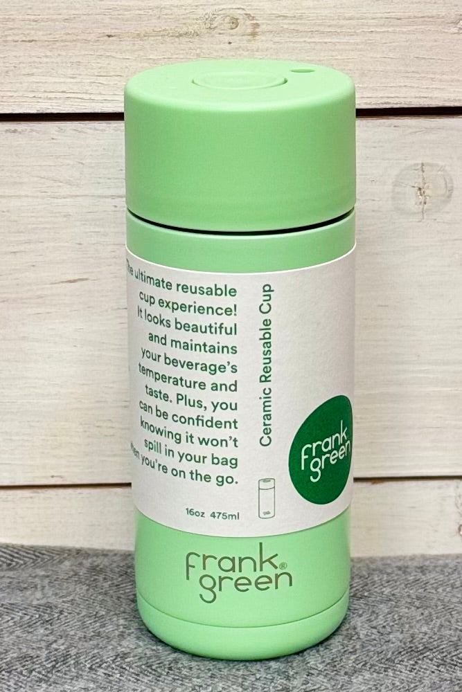 16 oz Frank Green Reusable Bottle with Ceramic Lining- HALF PRICE SUMMER SALE!