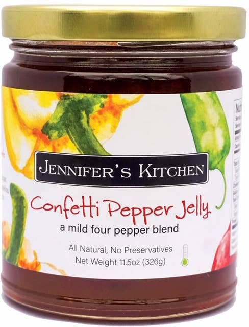 Confetti Pepper Jelly - 11 oz  Jennifer's Kitchen
