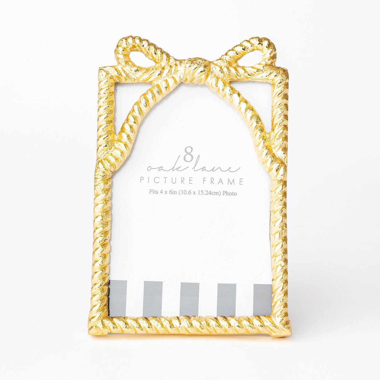 8 Oak Lane Gold Bow Picture Frame 4x6