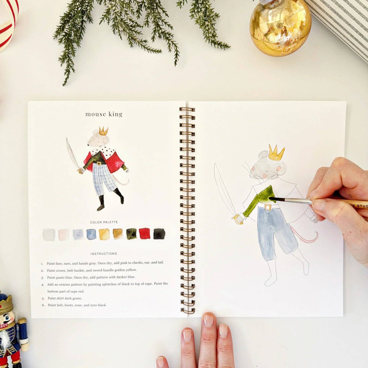 Nutcracker Watercolor Workbook: Emily Lex Studio