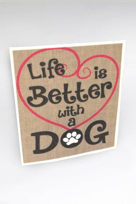 Eco Friendly Cellulose Reuseable Dishcloth- Life is Better