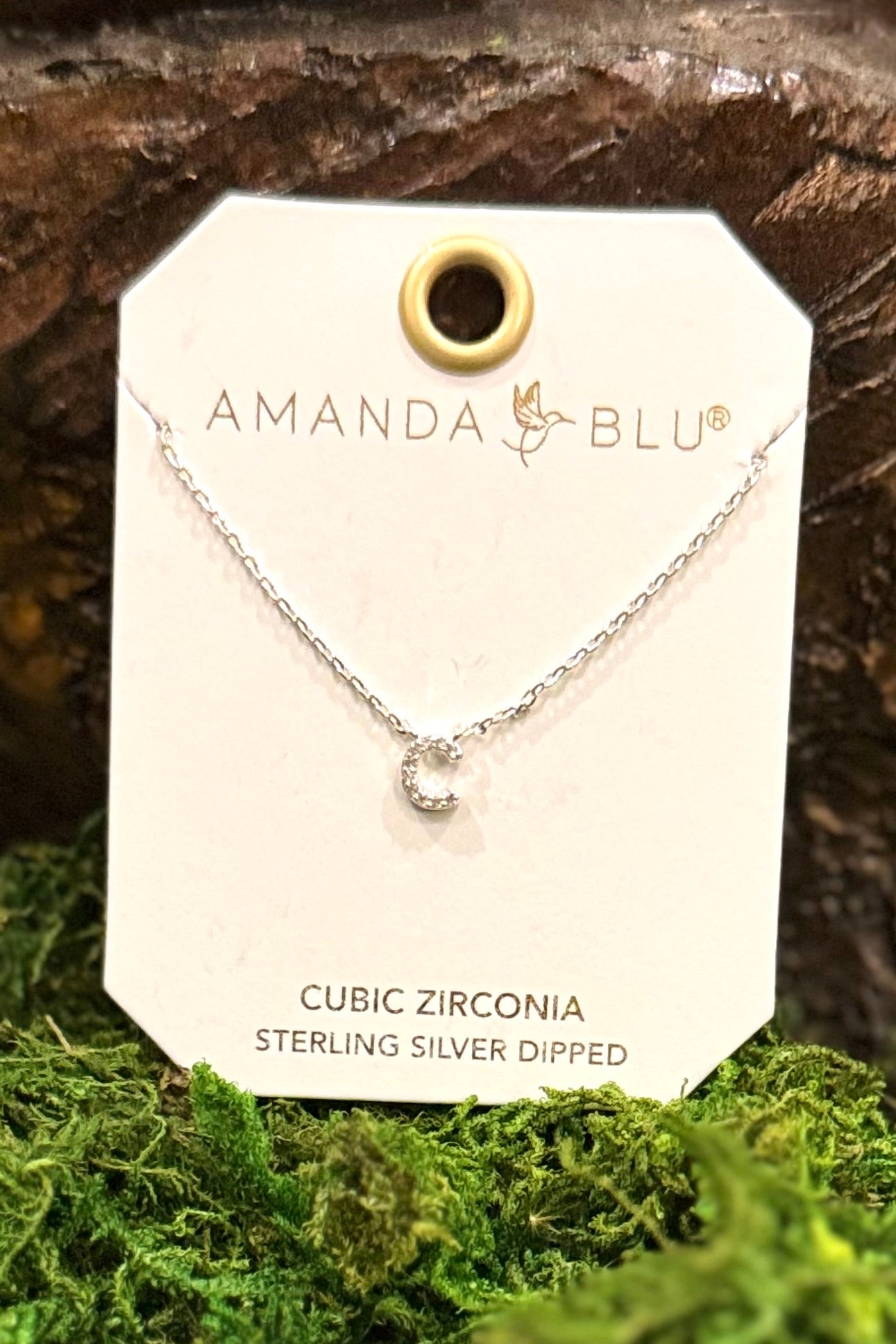 Amanda Blu Initial Necklace in Silver