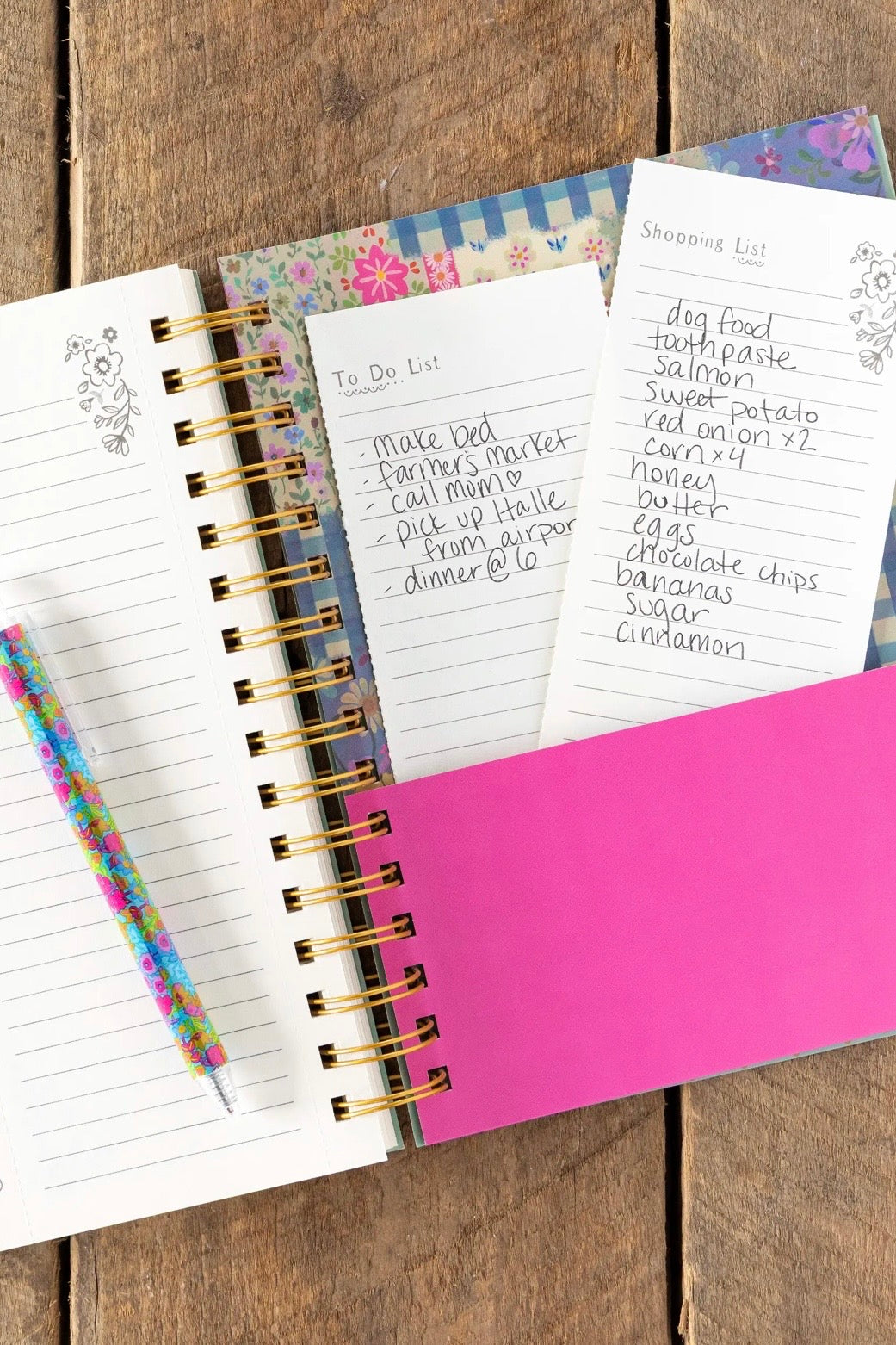 Natural Life Daily To-Do List Planner- Chickens