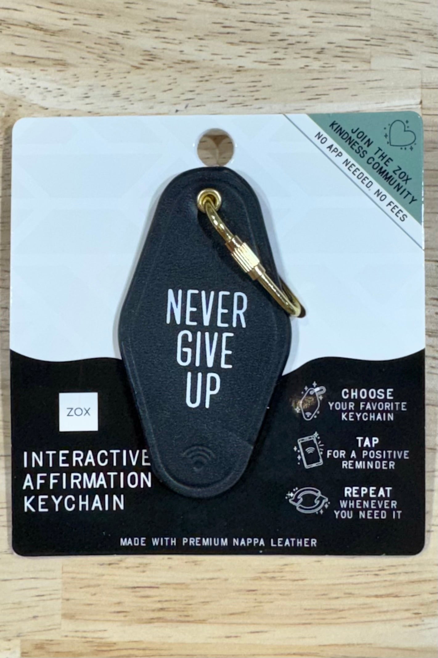 Zox Interactive Bible Verse or Affirmation Keychain