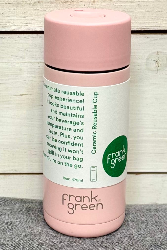 16 oz Frank Green Reusable Bottle with Ceramic Lining- HALF PRICE SUMMER SALE!