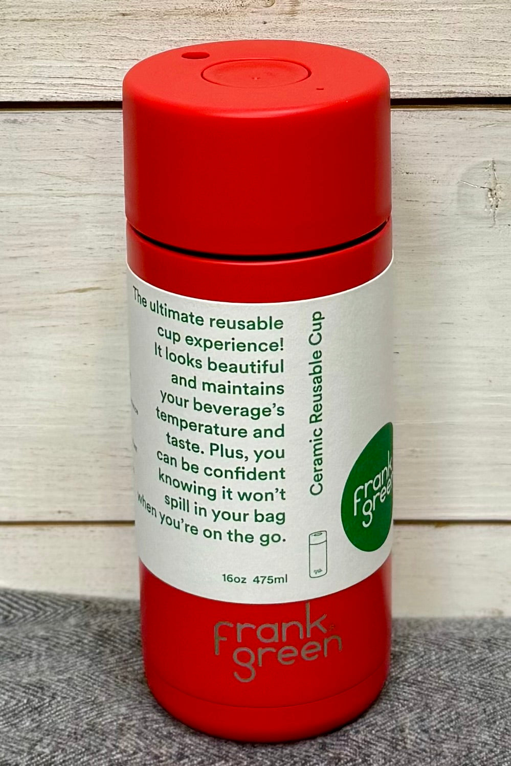 16 oz Frank Green Reusable Bottle with Ceramic Lining- HALF PRICE SUMMER SALE!