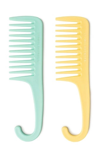 Lemon Lavender Knot Today Detangling Shower Comb Set