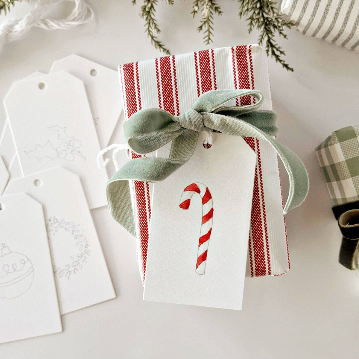 Classic Christmas Paintable Gift Tags: Emily Lex Studio