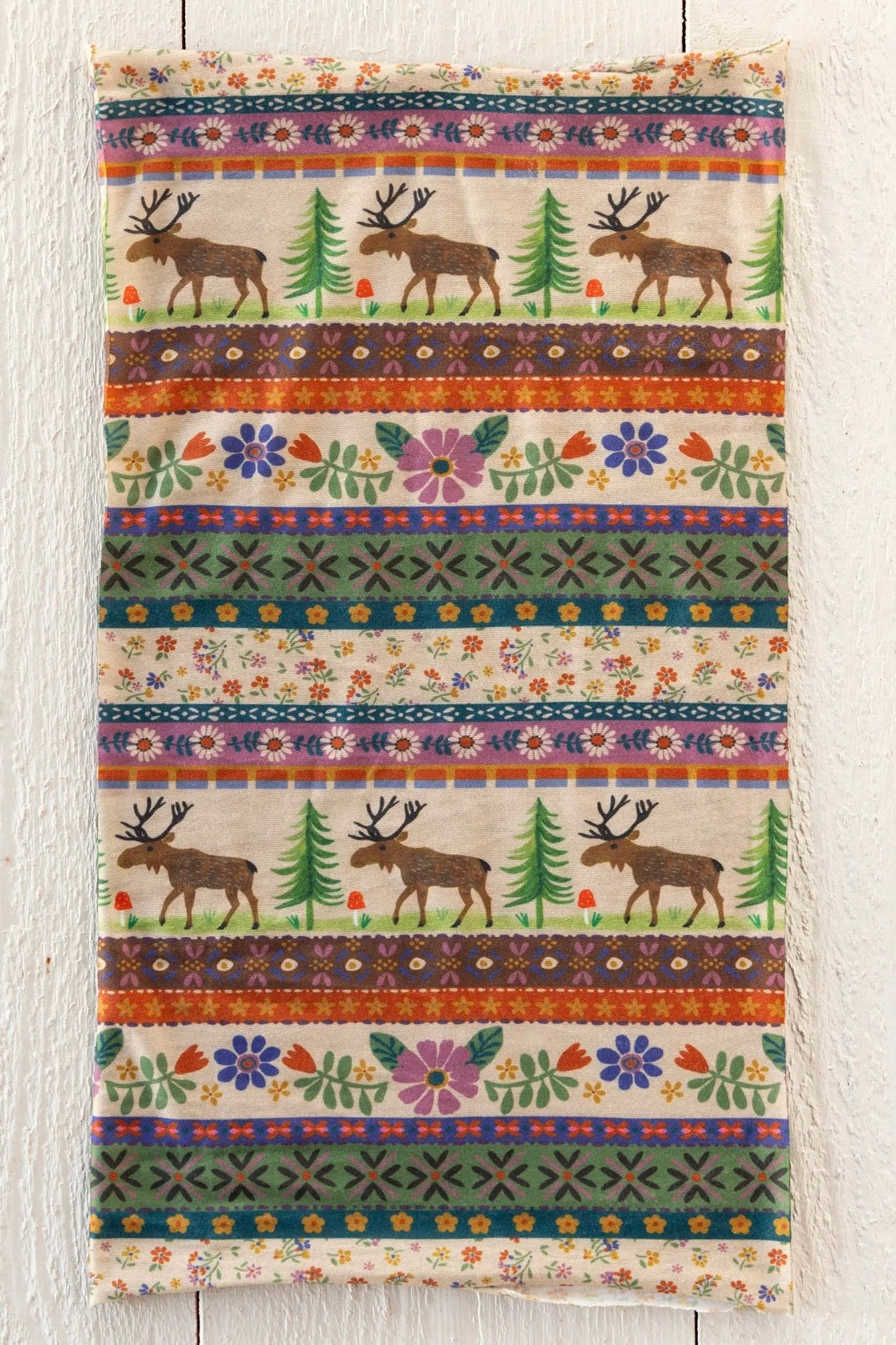 Natural Life Boho Bandeau Headband in Moose Border