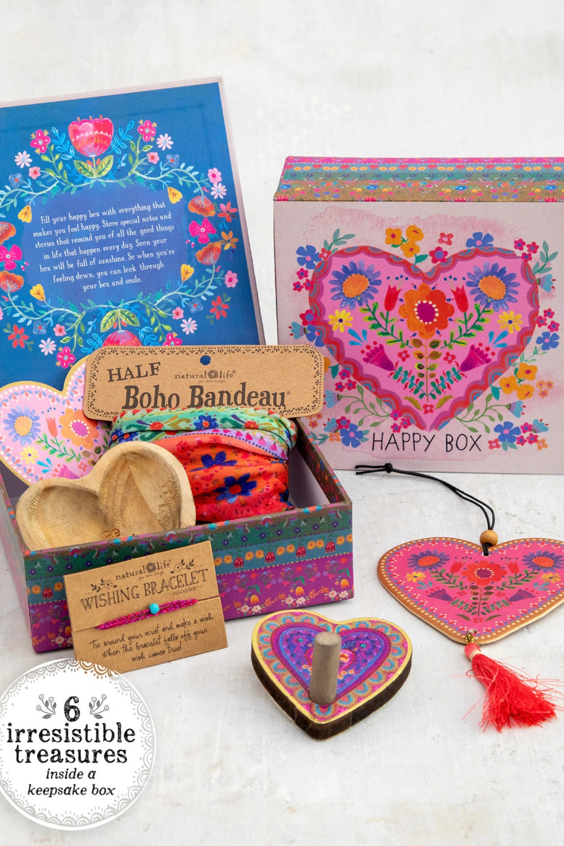 Natural Life Happy Box- Folk Heart