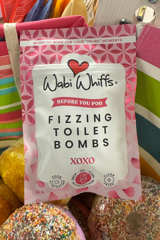 XOXO Fizzing Toilet Bombs by Wabi Whiffs