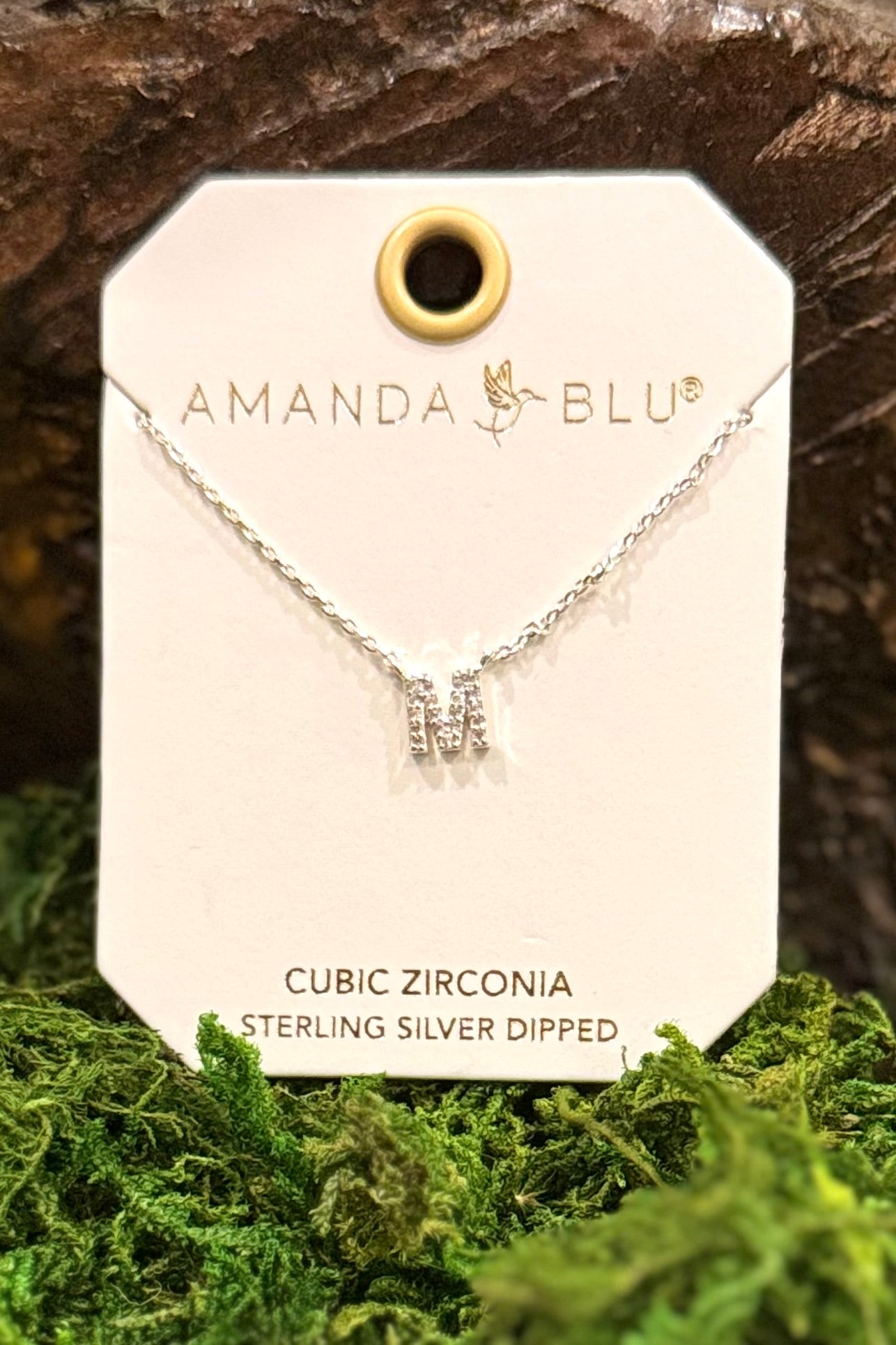 Amanda Blu Initial Necklace in Silver