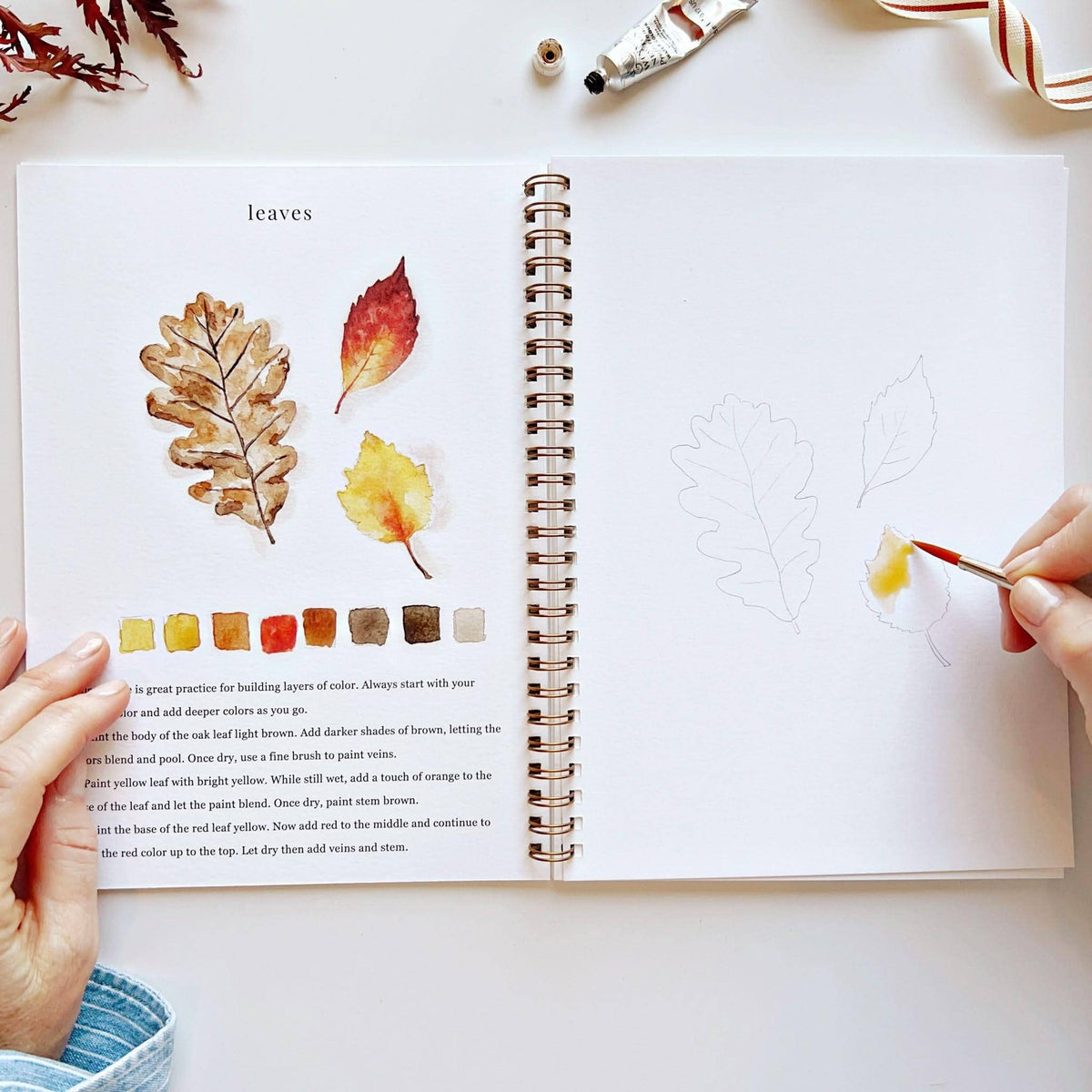 Autumn Watercolor Workbook: Emily Lex Studio