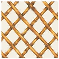 Hester & Cook Bamboo Lattice Cocktail Napkins