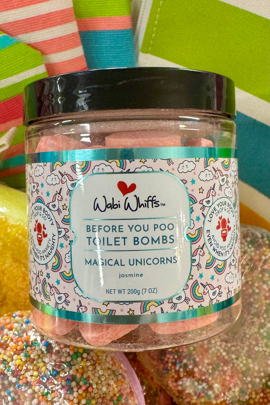 Magical Unicorns (Jasmine) Fizzing Toilet Bombs by Wabi Whiffs