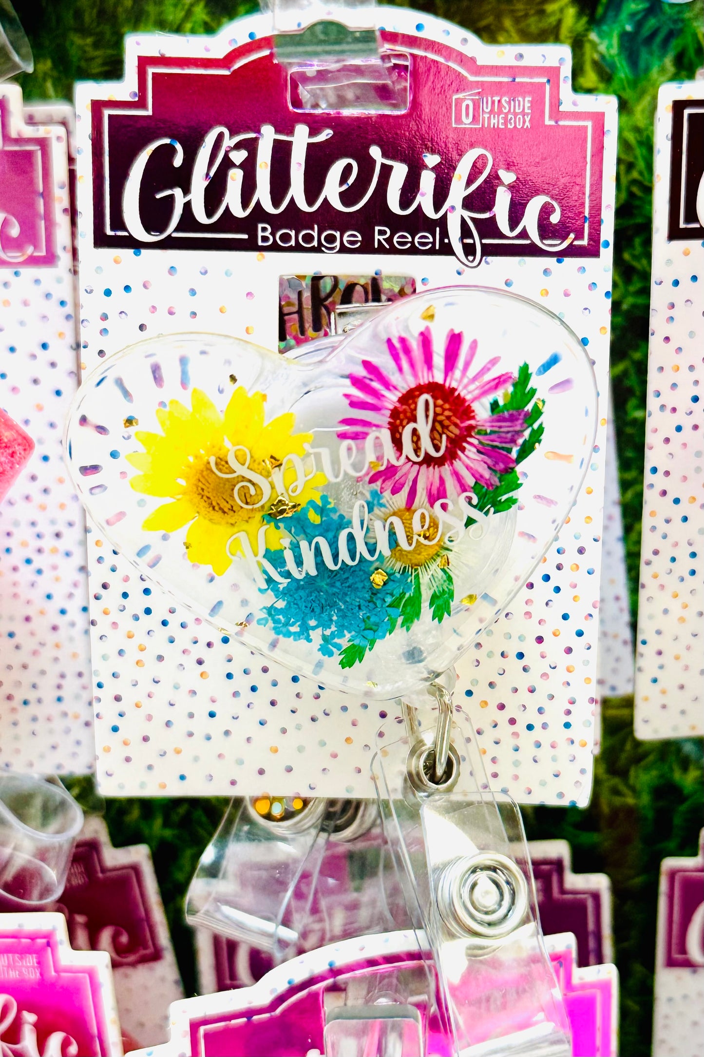 Glitterific Badge Reel