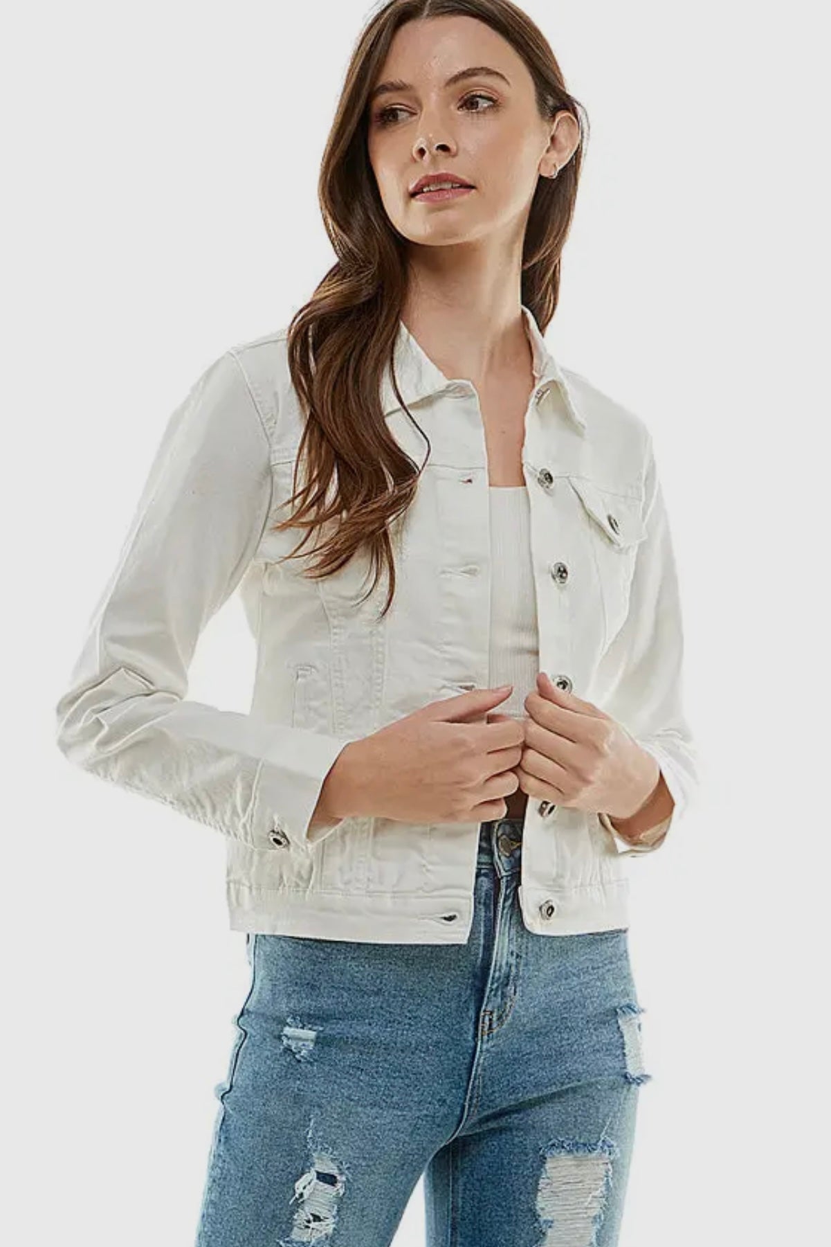 White Wash Denim Jacket