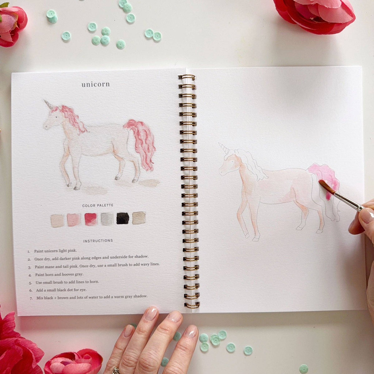 Fairytale Watercolor Workbook: Emily Lex Studio