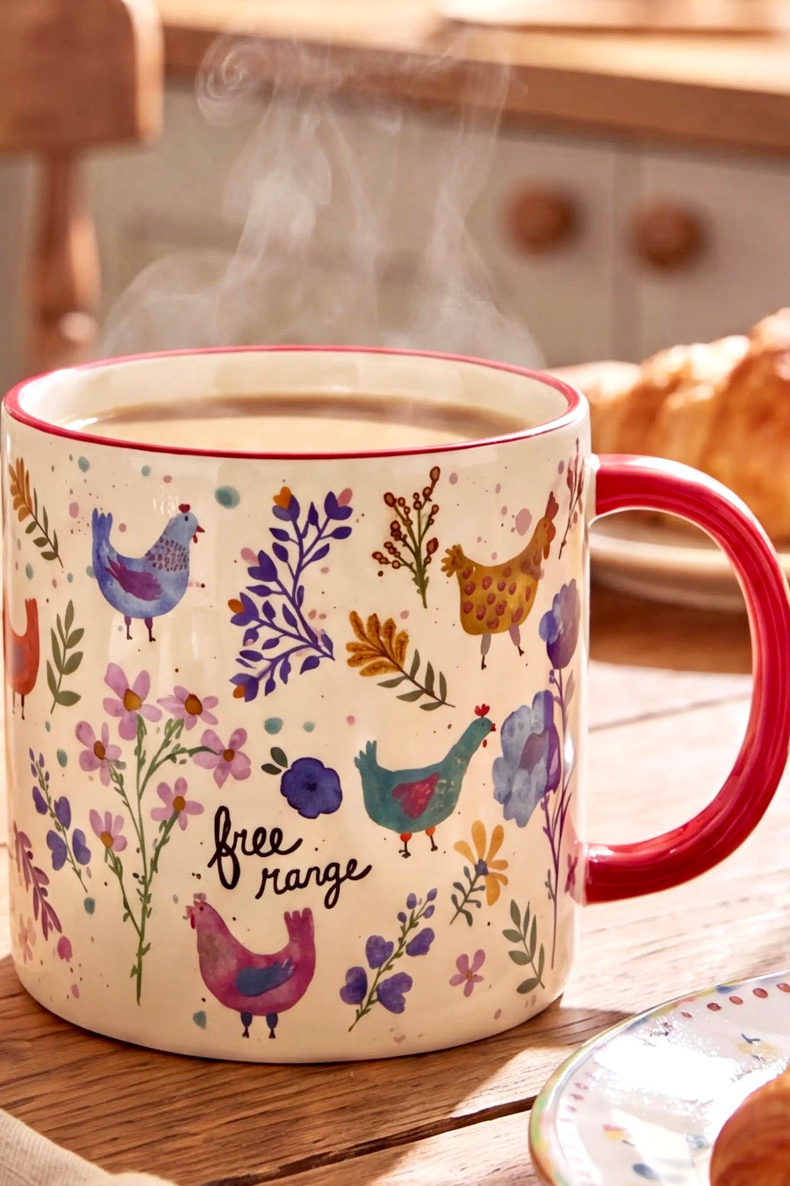 Natural Life Bungalow Coffee Mug- Free Range Chicken