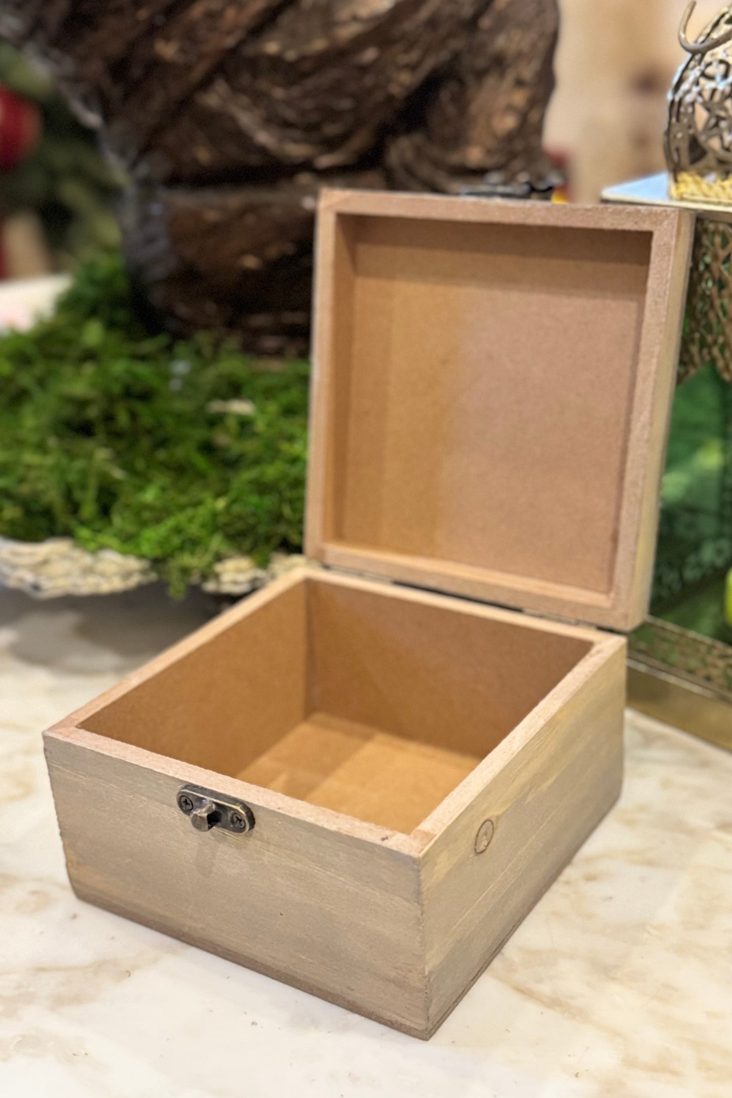 Golden Cross Decorative Box by Candice Boatright