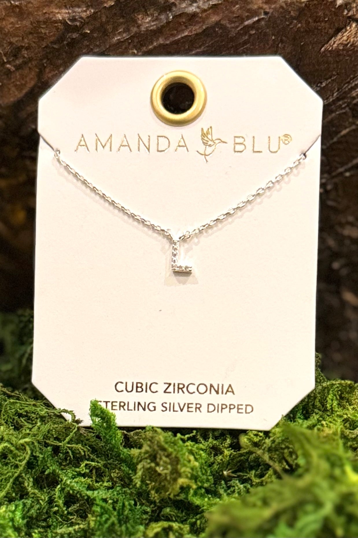 Amanda Blu Initial Necklace in Silver