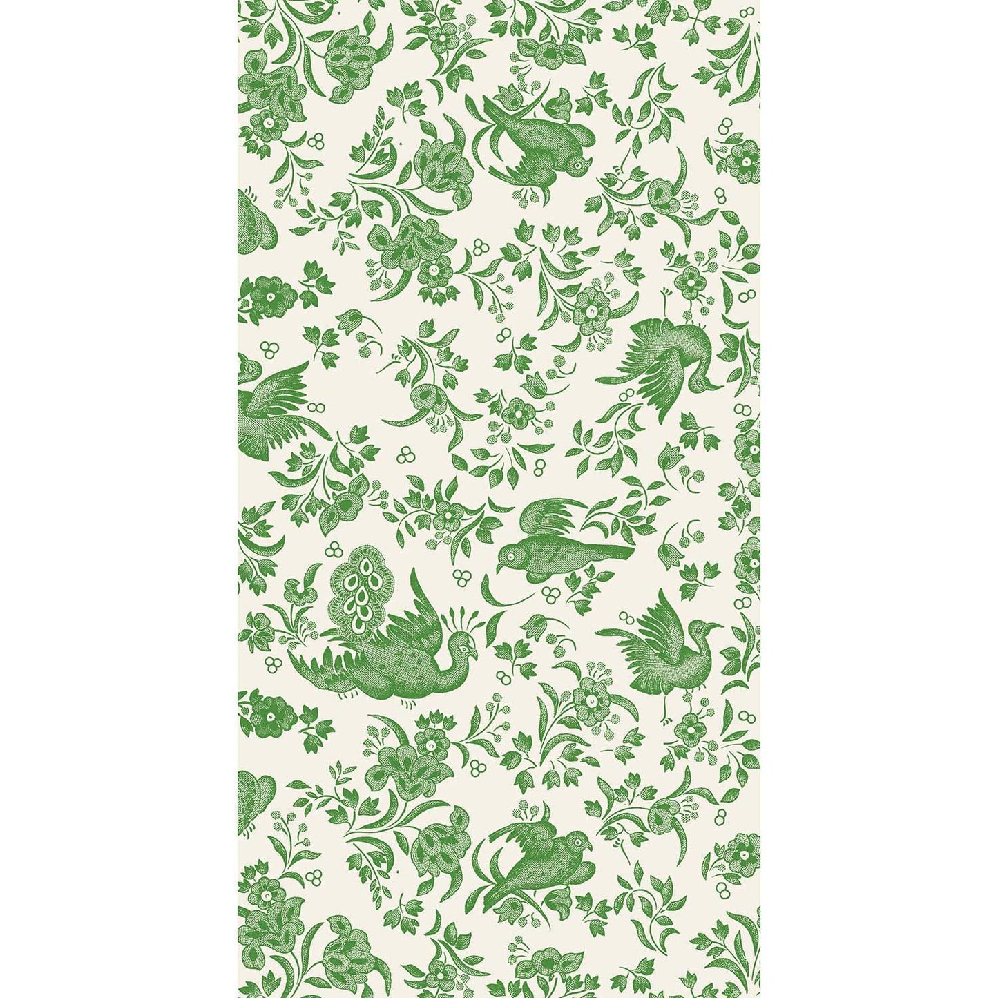 Hester & Cook Green Regal Peacock Guest Napkin - Pack of 16
