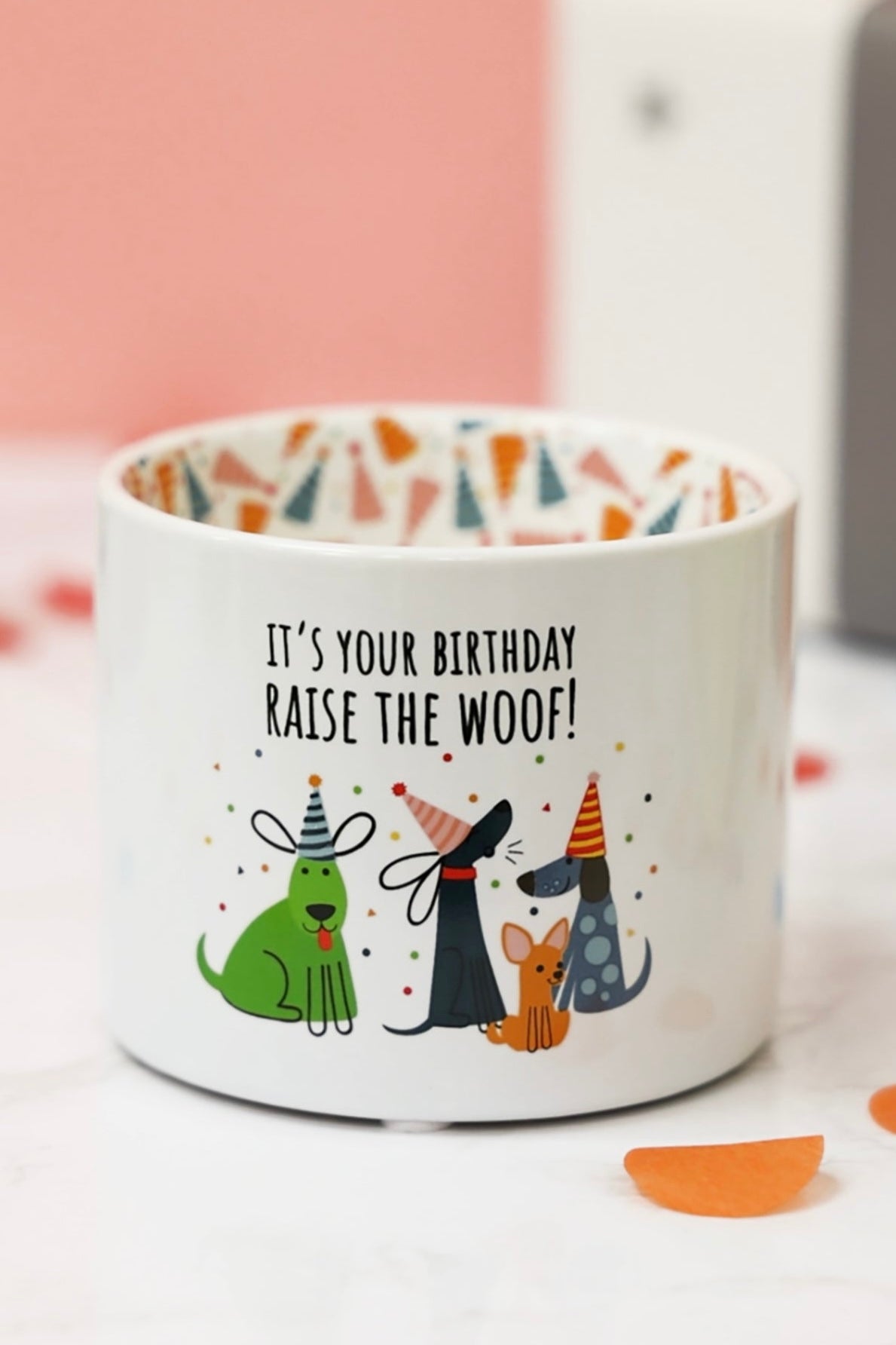 Raise the Woof Happy Birthday Wax Reveal 8 Ounce Candle