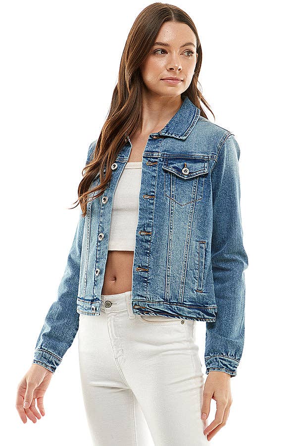 Medium Wash Denim Jacket