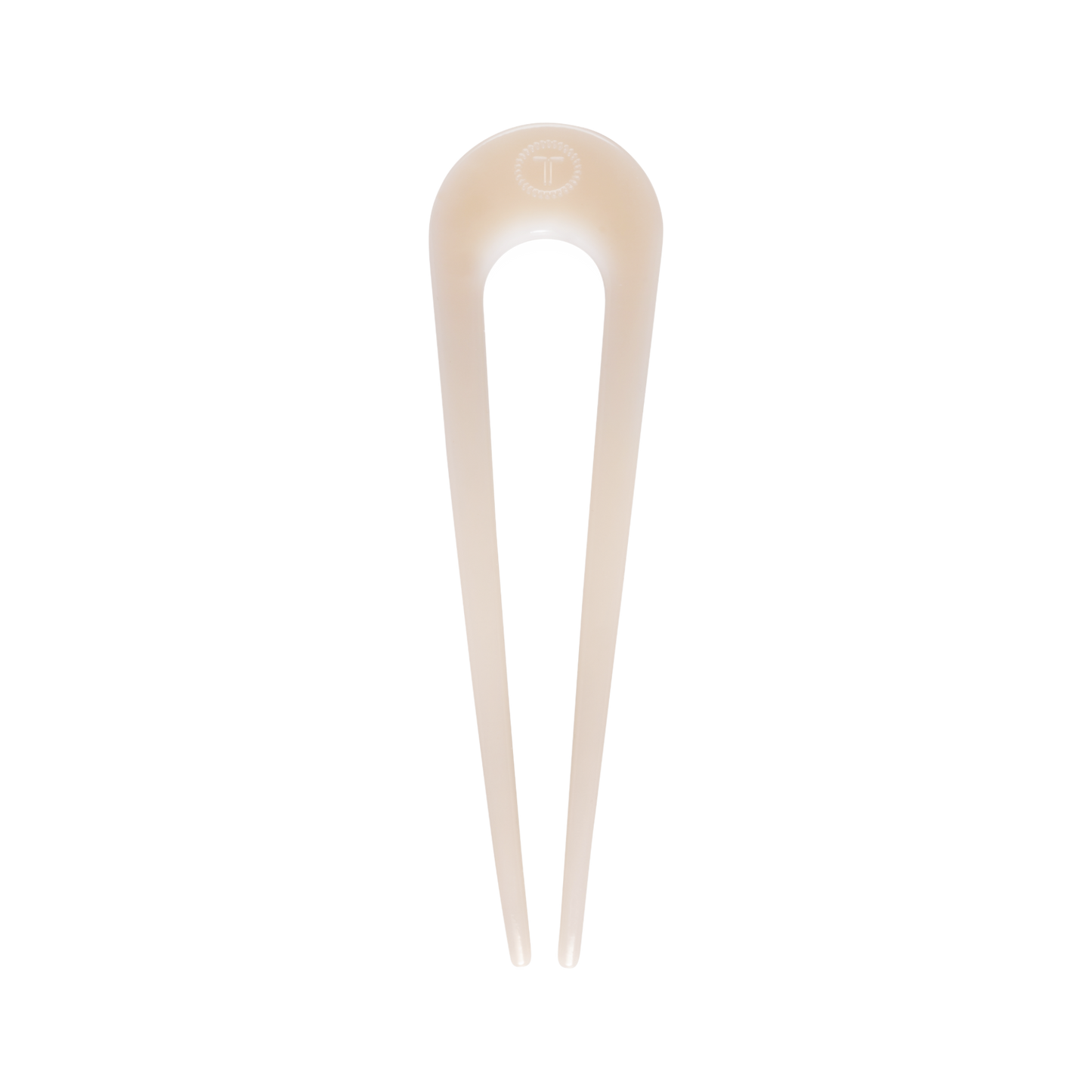 Teleties French Hair Pin- Almond Beige