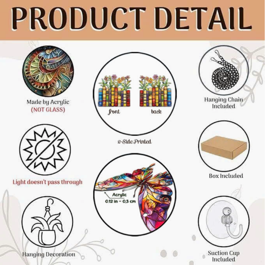 Reading Ghost Bathroom Window Hanging, Halloween Decor: 10x10"