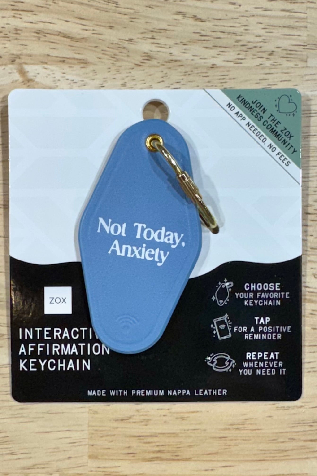 Zox Interactive Bible Verse or Affirmation Keychain
