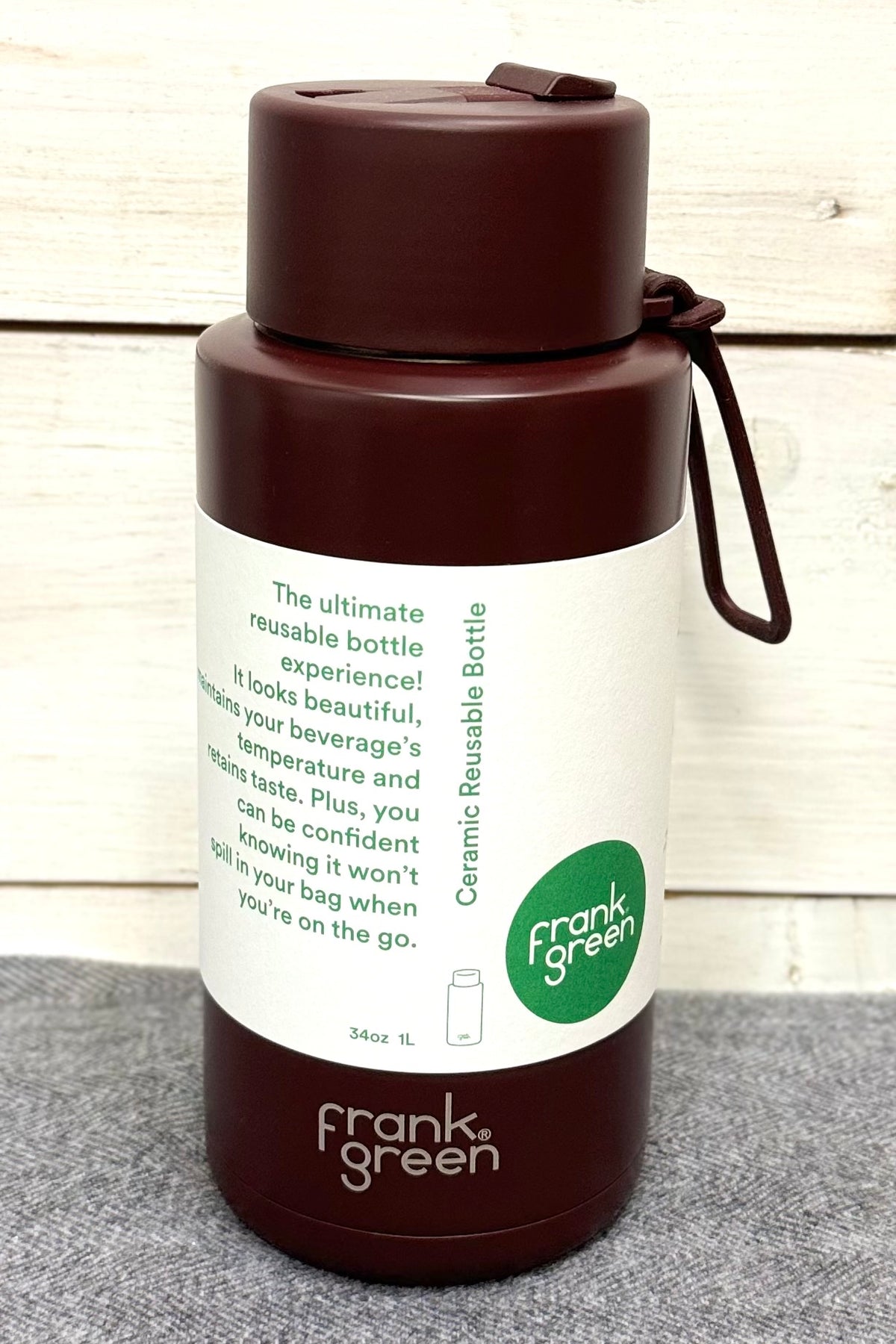 34 oz Frank Green Reusable Bottle with Ceramic Lining- HALF PRICE SUMMER SALE!